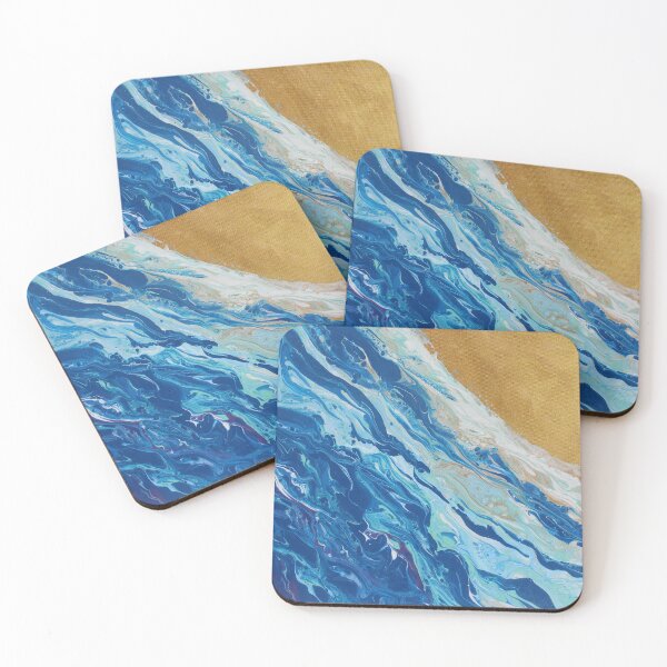 Item preview, Beach Pouring Art designed and sold by Reencantado.