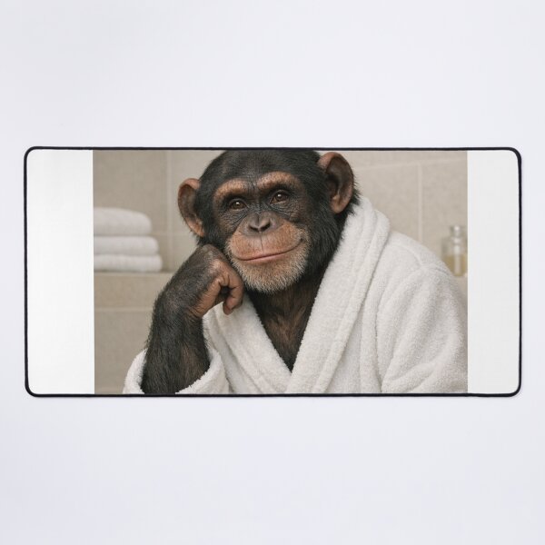 Item preview, Cozy Bathrobe Chimpanzee designed and sold by Sillytoe.