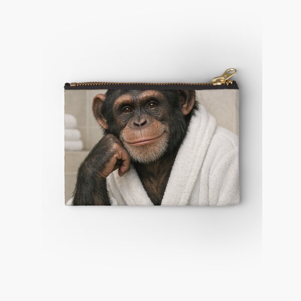 Item preview, Cozy Bathrobe Chimpanzee designed and sold by Sillytoe.