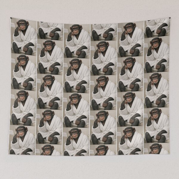 Item preview, Cozy Bathrobe Chimpanzee designed and sold by Sillytoe.
