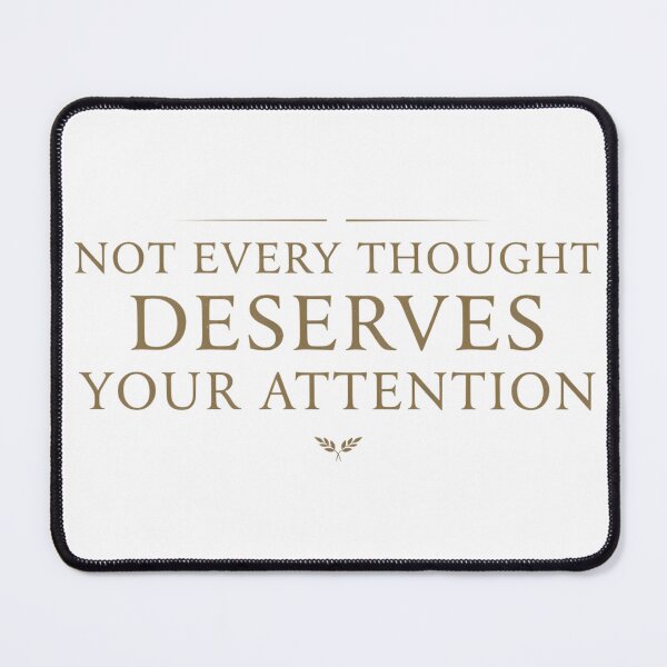 Item preview, Not Every Thought Deserves Your Attention designed and sold by syotos-ai.