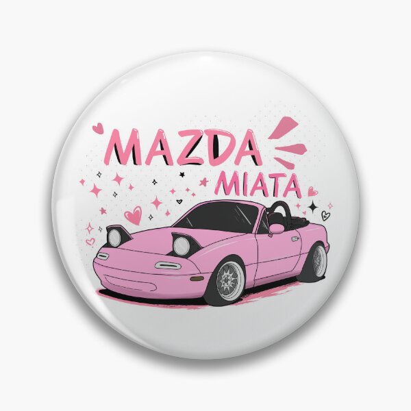 Item preview, Pink Mazda Miata NA Cute Aesthetic Illustration designed and sold by Cris shop.