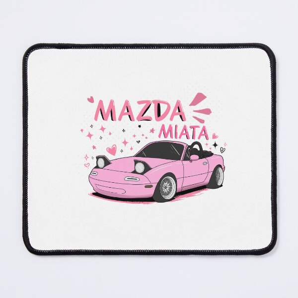 Item preview, Pink Mazda Miata NA Cute Aesthetic Illustration designed and sold by Cris shop.
