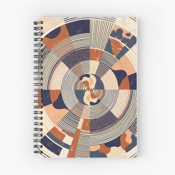 Item preview, Mid-Century Terracotta Abstract Geometric designed and sold by arteresting-art.
