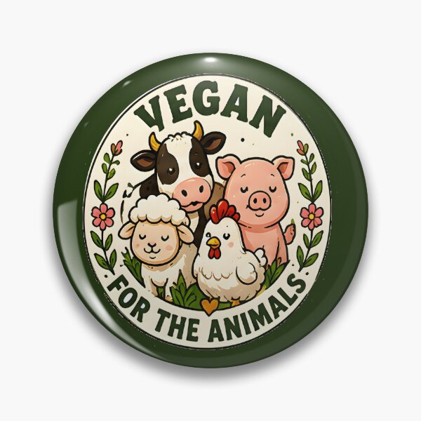 Item preview, Vegan for the Animals designed and sold by BuxomBabe21.