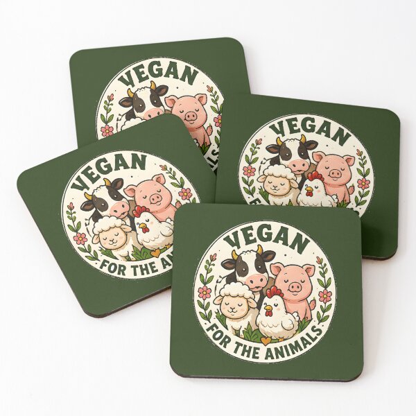 Item preview, Vegan for the Animals designed and sold by BuxomBabe21.