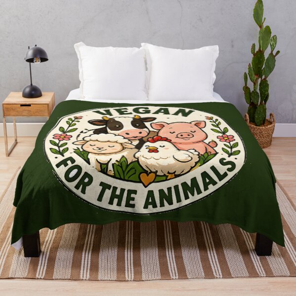 Item preview, Vegan for the Animals designed and sold by BuxomBabe21.