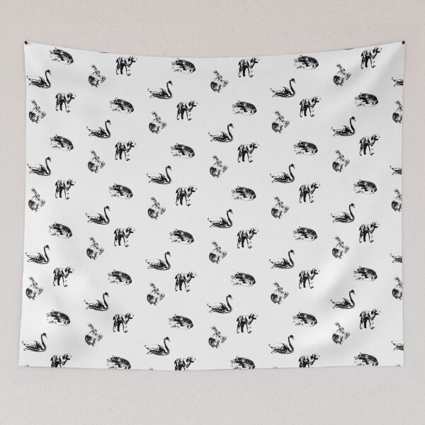 Item preview, Black and White cute creepy animals designed and sold by PanteraDesigns.
