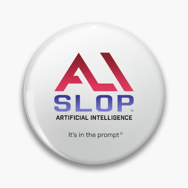 Item preview, AI Slop - It's in the prompt - Parody Colour Gradient designed and sold by FROGVOLT.