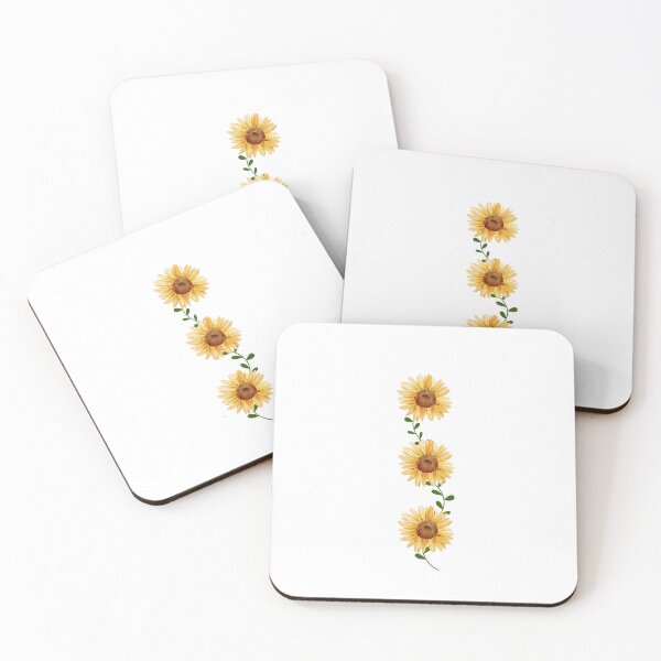 Item preview, Three sunflowers on a vine designed and sold by Jessica Duncan.