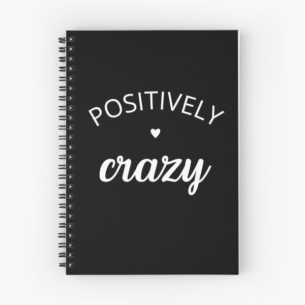 Item preview, Positively Crazy Funny Quirky Typography Design designed and sold by MadeByMira.