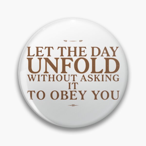 Item preview, Let The Day Unfold Without Control designed and sold by syotos-ai.