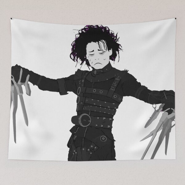 Item preview, Melancholic Gothic Figure With Scissor Blades For Hands designed and sold by Surviving Monday Club.