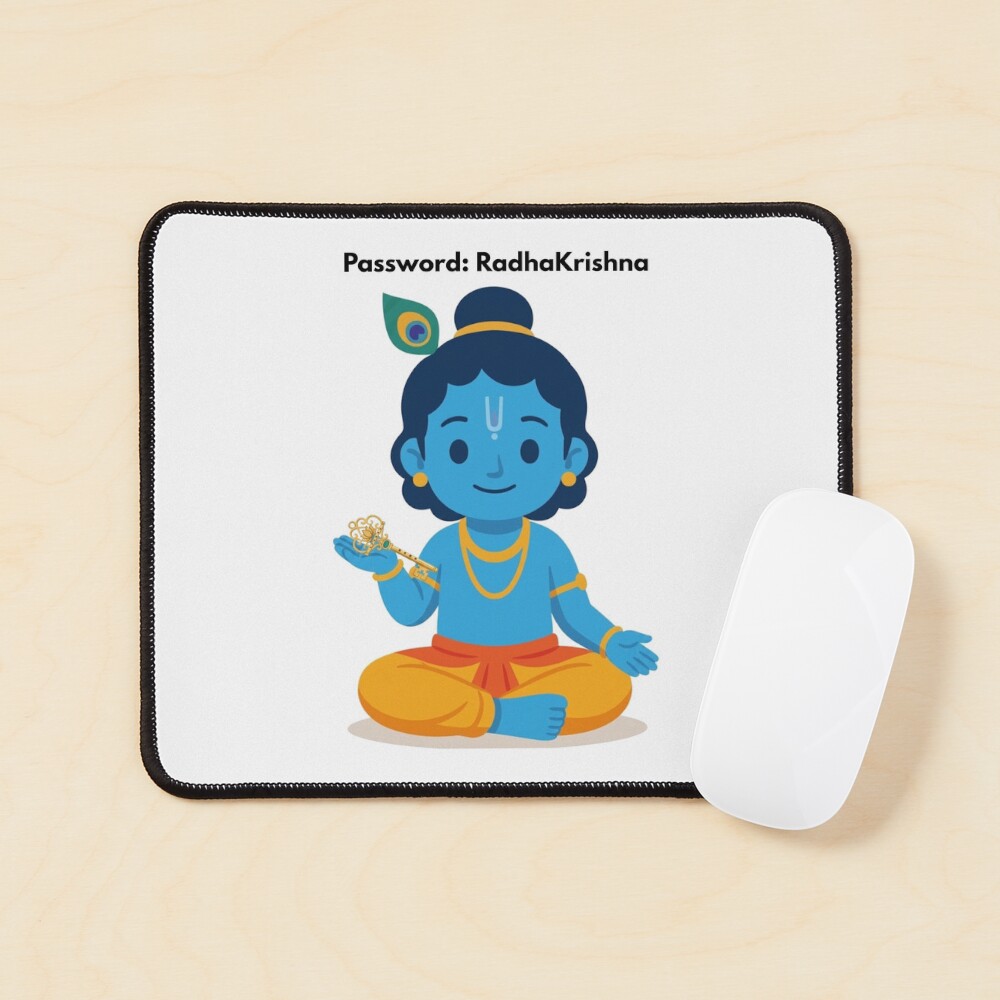 Item preview, Mouse Pad designed and sold by BhaktiByte.