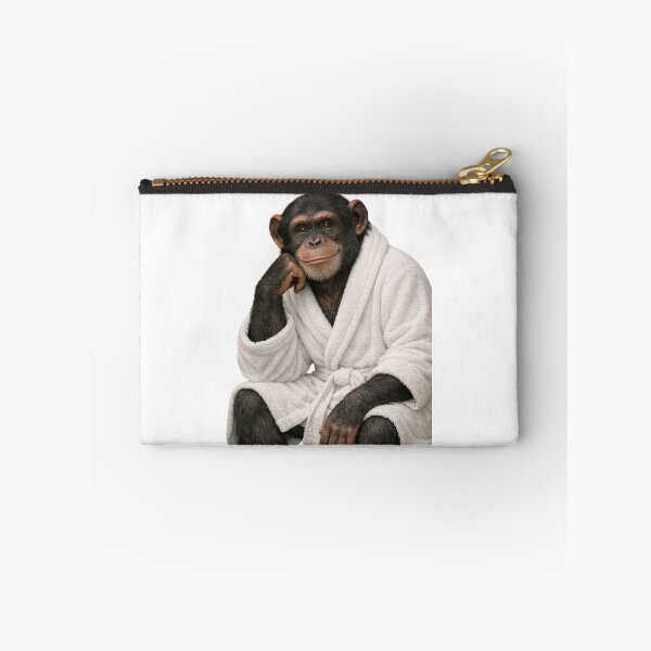 Item preview, Relaxing Bathrobe Chimpanzee designed and sold by Sillytoe.