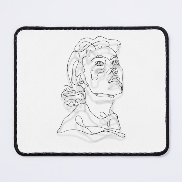 Item preview,  art portrait, minimalist portrait,art, drawing, single line portrait, face line art, human portrait, artistic portrait, abstract designed and sold by Elmaliki0.