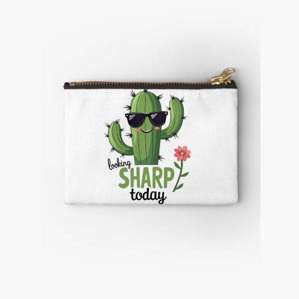 Item preview, Funny cactus wearing sunglasses with Looking Sharp Today text designed and sold by Prints by Mat.
