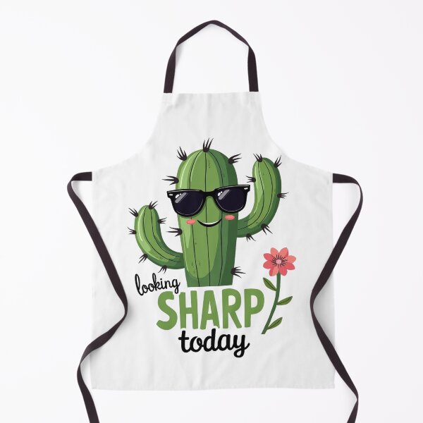 Item preview, Funny cactus wearing sunglasses with Looking Sharp Today text designed and sold by Prints by Mat.
