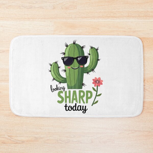 Item preview, Funny cactus wearing sunglasses with Looking Sharp Today text designed and sold by Prints by Mat.