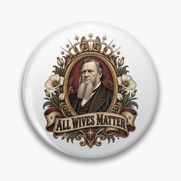 Item preview, All Wives Matter - Joseph Smith Polygamy Historical Satire Meme designed and sold by sportfantees.