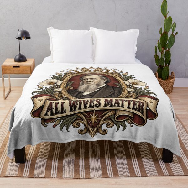 Item preview, All Wives Matter - Joseph Smith Polygamy Historical Satire Meme designed and sold by sportfantees.