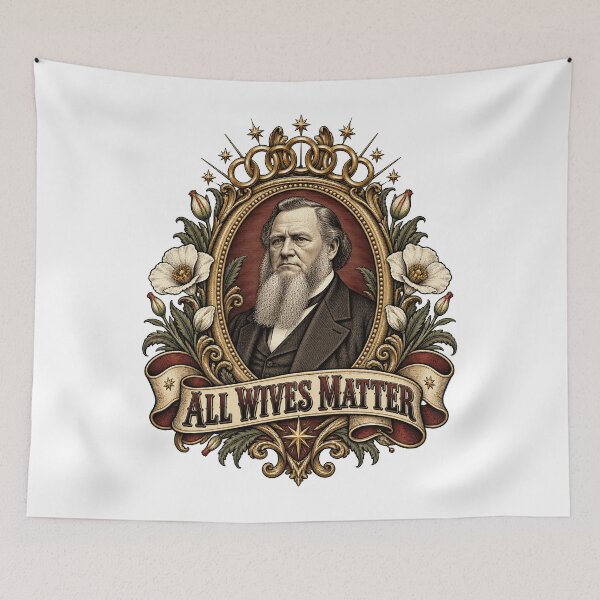 Item preview, All Wives Matter - Joseph Smith Polygamy Historical Satire Meme designed and sold by sportfantees.