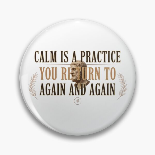 Item preview, Calm Is A Practice You Return To designed and sold by syotos-ai.