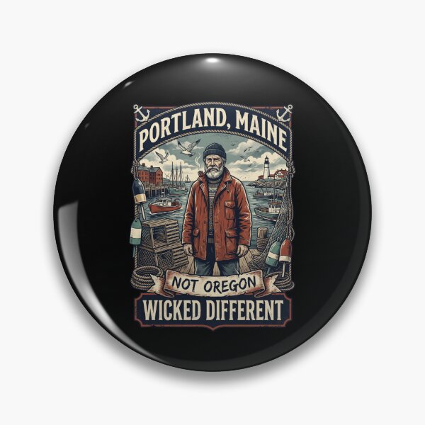 Item preview, Portland Maine Wicked Different Not Oregon Mainer designed and sold by snowry.