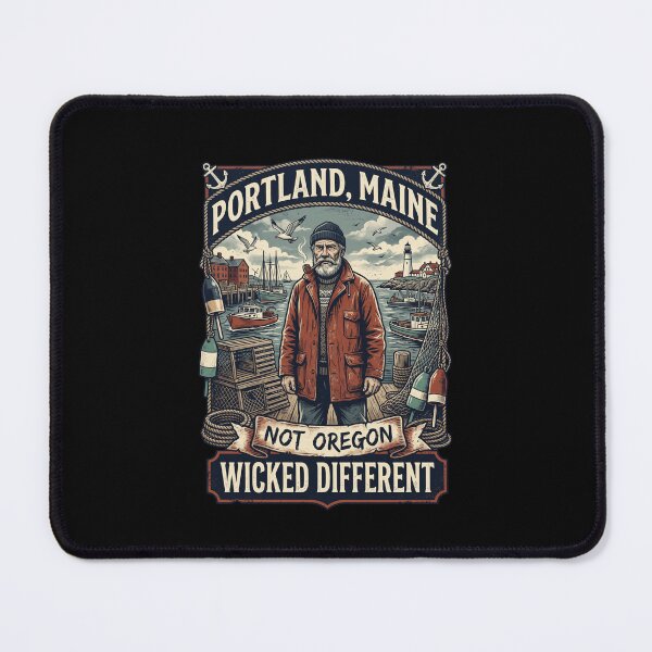 Item preview, Portland Maine Wicked Different Not Oregon Mainer designed and sold by snowry.