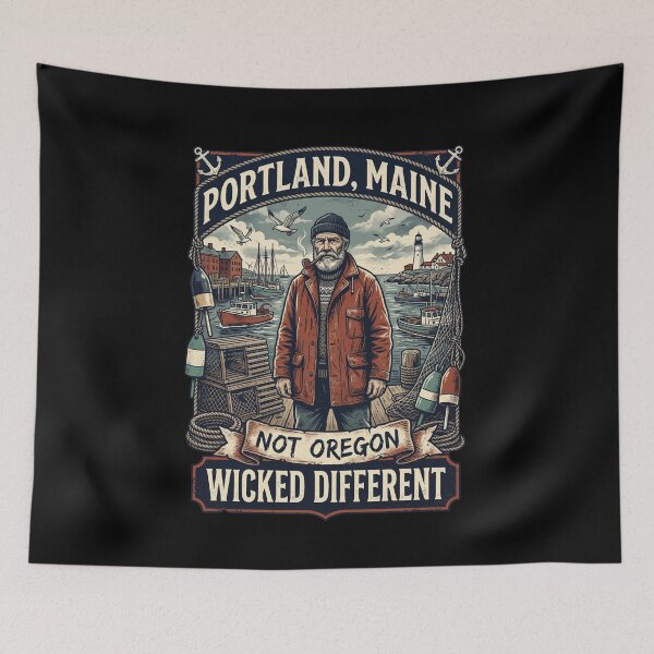 Item preview, Portland Maine Wicked Different Not Oregon Mainer designed and sold by snowry.