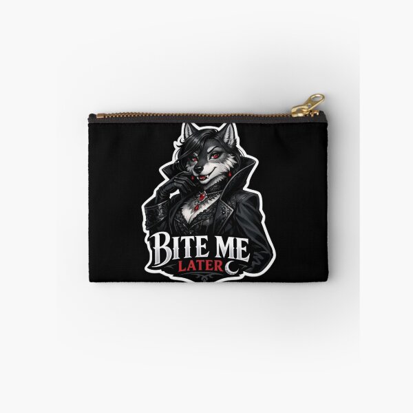Item preview, Bite Me Later | Anthro Wolf Gothic Fashion Gift designed and sold by Furrenzy.