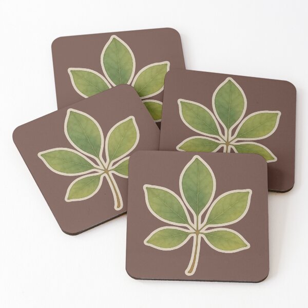 Item preview, Watercolor Botanical Leaves Nature Inspired Collection: Baobab designed and sold by PinUpPizzazz.