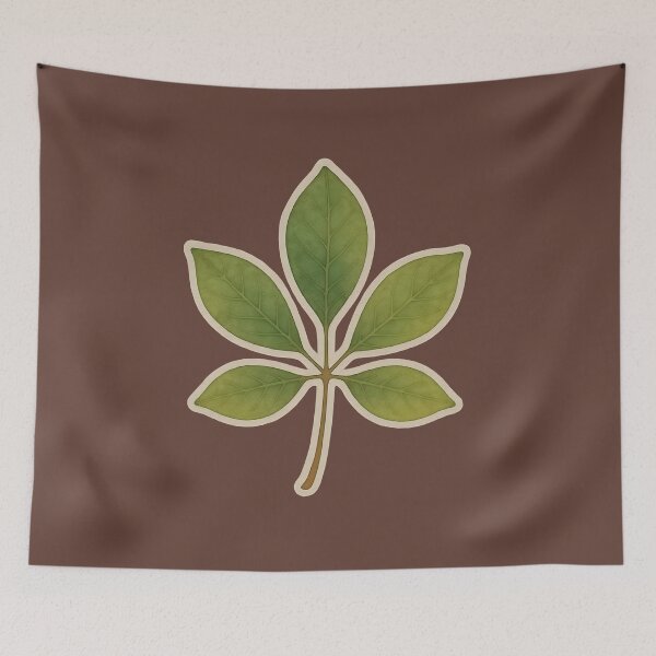 Item preview, Watercolor Botanical Leaves Nature Inspired Collection: Baobab designed and sold by PinUpPizzazz.