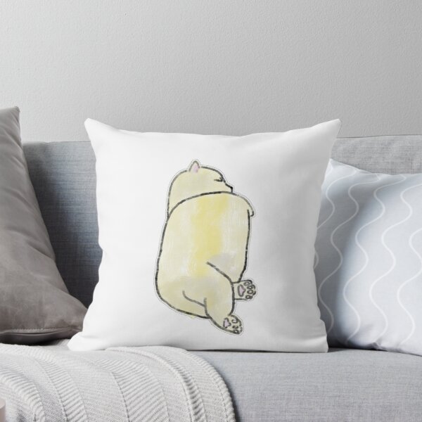 Item preview, Sleeping Shiba Inu Puppy Top View Pastel Illustration designed and sold by raun.draw.