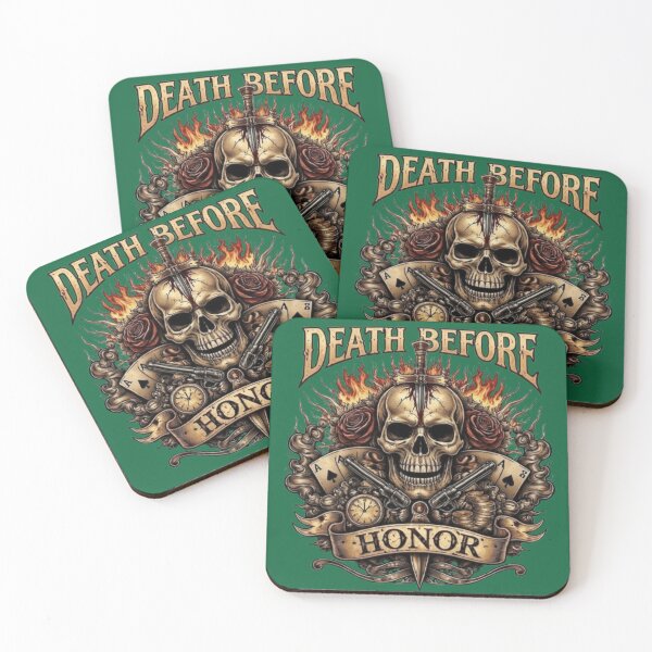 Item preview, Eternal Honor Skull designed and sold by Northern Glow Art.