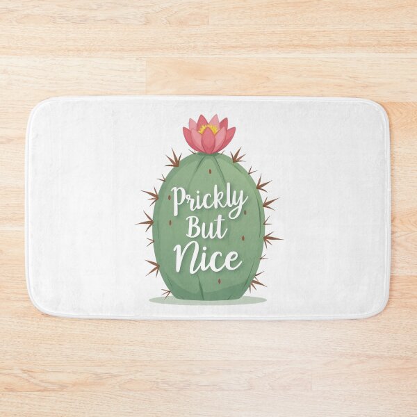 Item preview, Cute cactus with flower and Prickly But Nice text designed and sold by Prints by Mat.