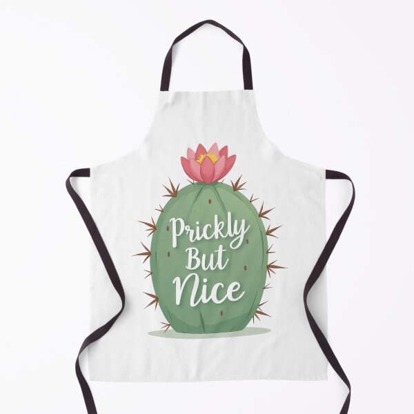 Item preview, Cute cactus with flower and Prickly But Nice text designed and sold by Prints by Mat.