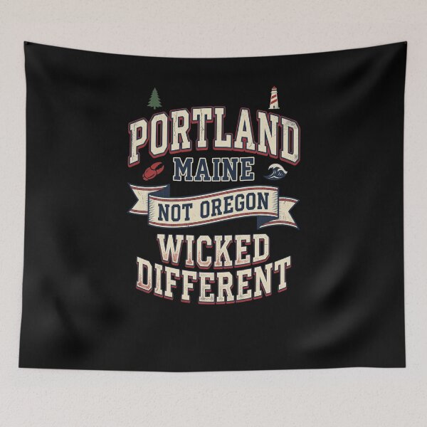 Item preview, Portland Maine Not Oregon Wicked Different designed and sold by snowry.