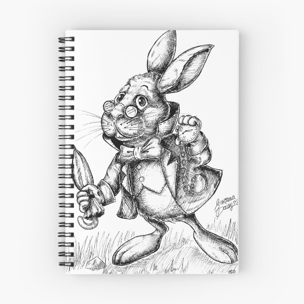 Item preview, Classic White Rabbit Line Art designed and sold by Gio Daisy Art.