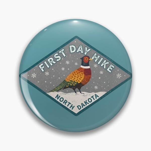 Item preview, First Day Hike North Dakota designed and sold by Broken Antler Designs .