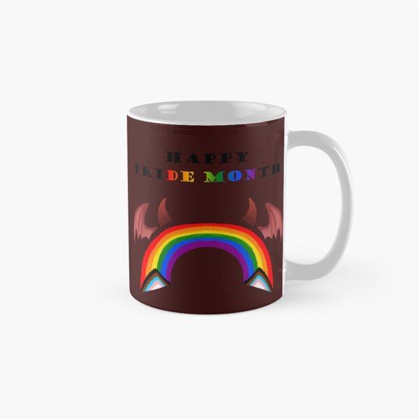 Item preview, Happy priDE MONth – Cute Demon Pride Rainbow designed and sold by Thistlegrove.