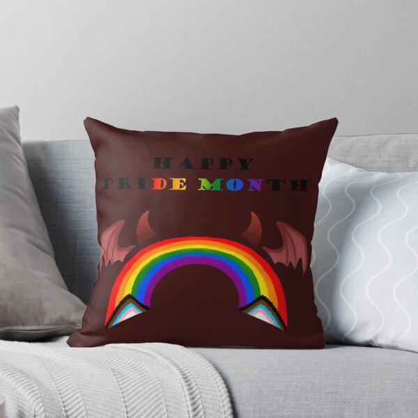 Item preview, Happy priDE MONth – Cute Demon Pride Rainbow designed and sold by Thistlegrove.
