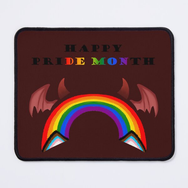 Item preview, Happy priDE MONth – Cute Demon Pride Rainbow designed and sold by Thistlegrove.