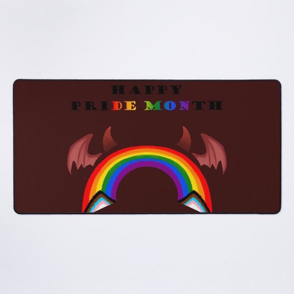 Item preview, Happy priDE MONth – Cute Demon Pride Rainbow designed and sold by Thistlegrove.