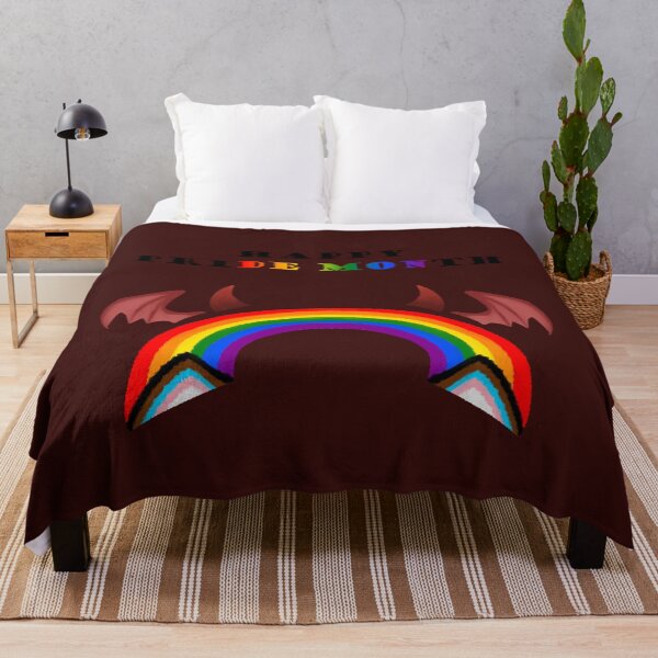 Item preview, Happy priDE MONth – Cute Demon Pride Rainbow designed and sold by Thistlegrove.