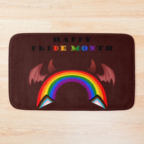 Item preview, Happy priDE MONth – Cute Demon Pride Rainbow designed and sold by Thistlegrove.