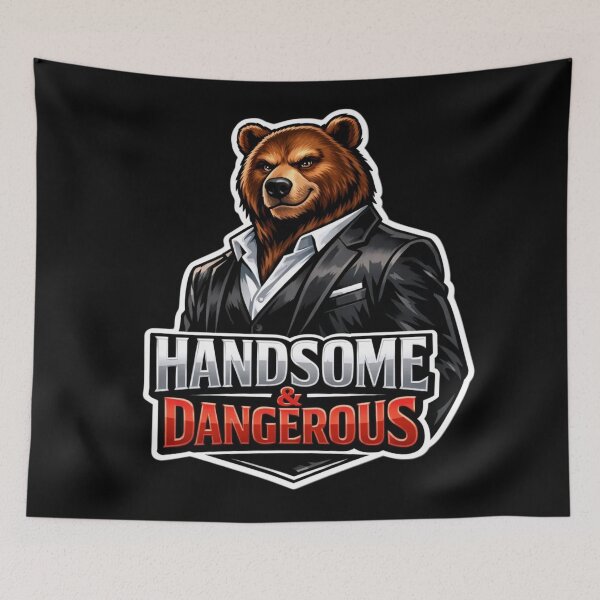 Item preview, Handsome And Dangerous | Anthro Bear Fashion Gift Classy designed and sold by Furrenzy.