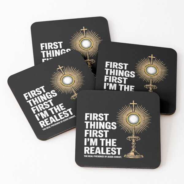 Item preview, Eucharist Catholic Quote designed and sold by goombi-creative.