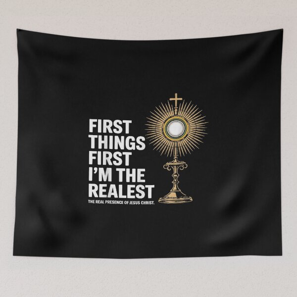 Item preview, Eucharist Catholic Quote designed and sold by goombi-creative.