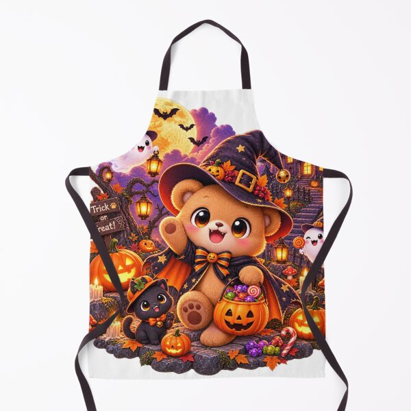 Item preview, cute halloween bear designed and sold by TeikunShop.